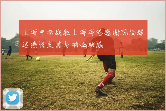 上海申花战胜上海海港感谢现场球迷热情支持与呐喊助威